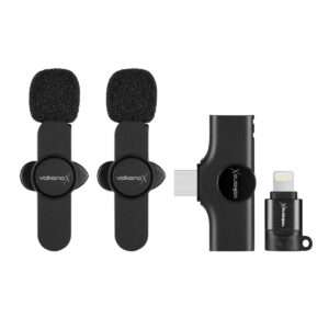 VolkanoX Prodigy Series Wireless Lavalier Microphone - Black